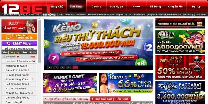 Nhà cái 12bet bị sâp là như thế nào?