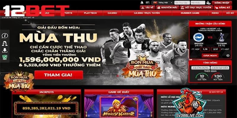 Các nguyên nhân dẫn đến việc 12bet bị sâp