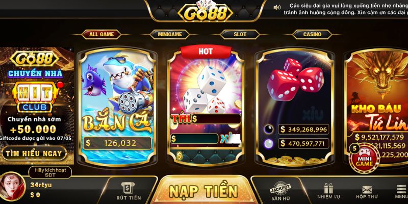 Cộng đồng cược thủ chất lượng và sôi động tại Go 88