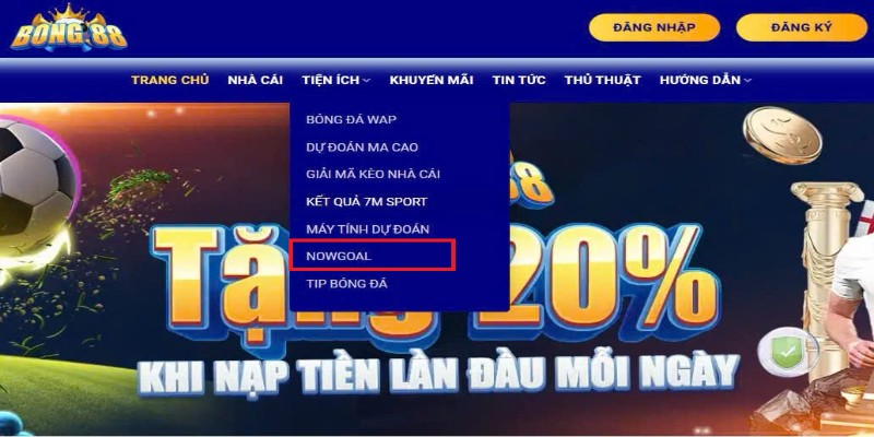 Ứng dụng Nowgoal mobile tốc độ cập nhật siêu nhanh